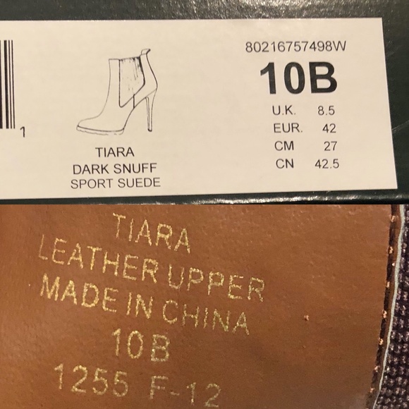Lauren Ralph Lauren Tiara Brown Suede Boots 10B - Picture 8 of 8